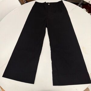 Maeve by Anthropologie Black Wide-Leg